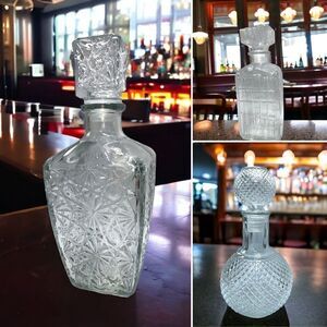 32 oz. Decanter l Stopper l 3 Beautiful Styles l Glass l Home Kitchen Bar l New